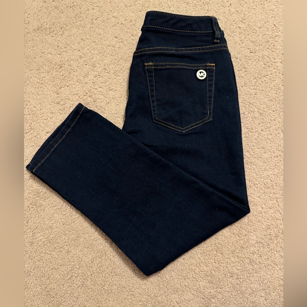 Michael Kors Navy Ankle Jeans